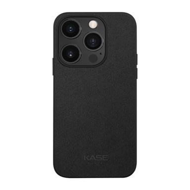 Cover in pelle scamosciata Alcantara per Apple iPhone 14 Pro, nero notte