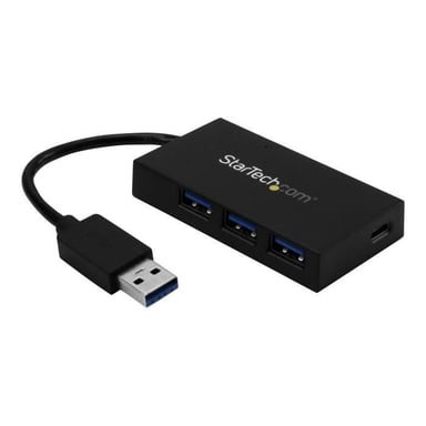 StarTech.com Hub USB 3.0 - 4 puertos - USB A a 3x USB-A 1x USB-C - Hub USB Tipo-C - Hub USB (HB30A3A1CFB)