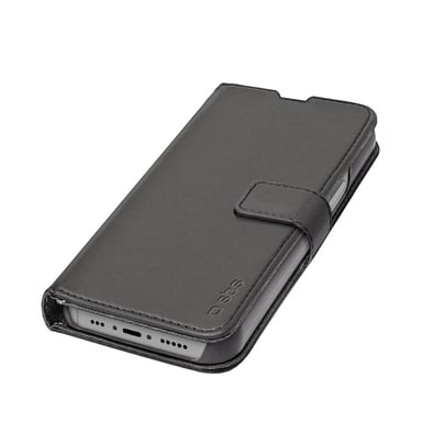 SBS TEBKWALIP1467K coque de protection pour téléphones portables 17 cm (6.7'') Étui avec portefeuille Noir