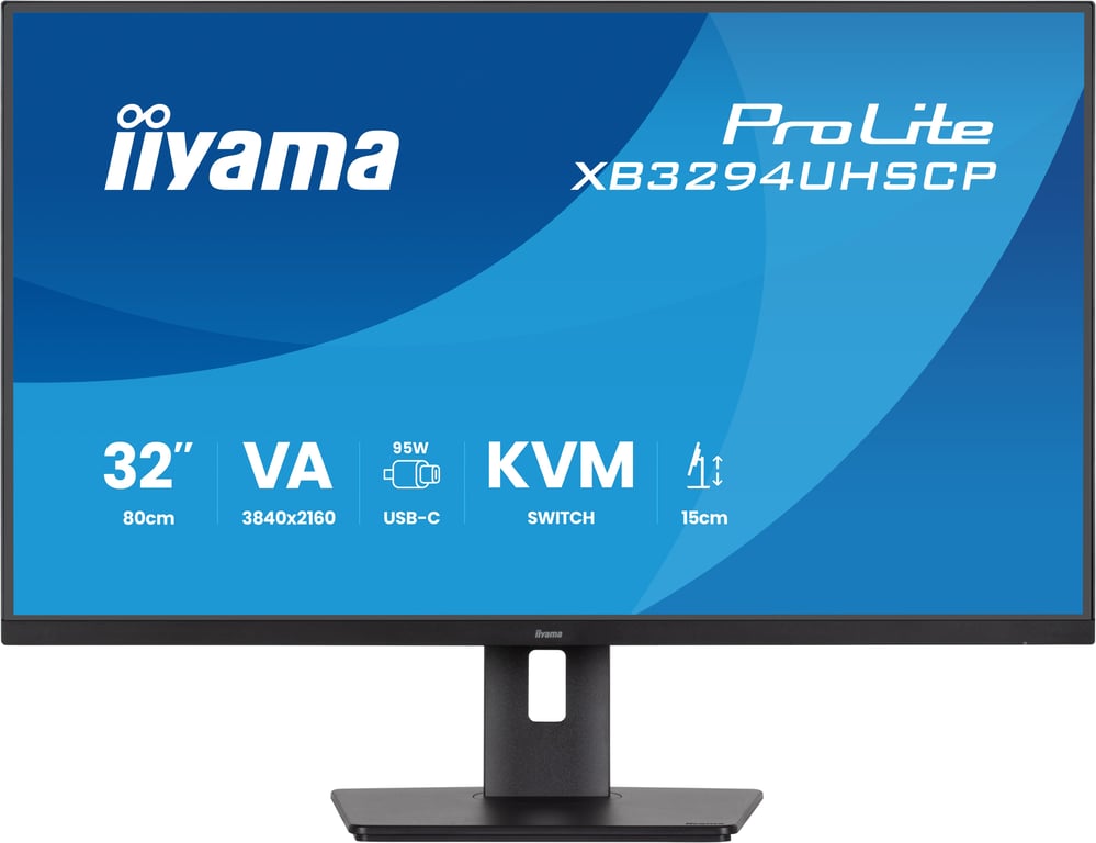 iiyama ProLite XB3294UHSCP-B1 écran plat de PC 80 cm (31.5 ) 3840 x 2160 pixels 4K Ultra HD Noir - Neuf