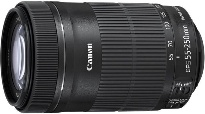 Canon EF-S 55-250 mm f/4-5,6 IS STM Teleobiettivo reflex nero