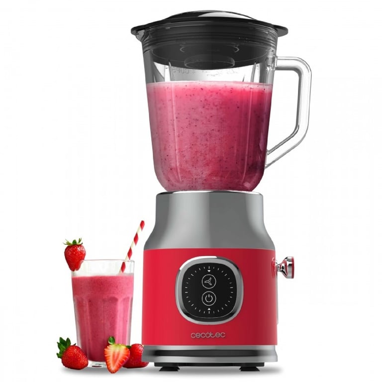 Blender Cecotec RetroTwist – 800W, Bol en Verre 1L, 4 Lames Titane - vue 2