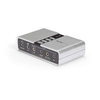 StarTech.com Tarjeta de Sonido 7,1 USB Externa Adaptador Conversor puerto SPDIF Audio Digital Óptico