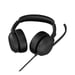 Jabra Evolve2 50 Casque Avec fil Arceau Bureau/Centre d'appels USB Type-C / USB Type-A Bluetooth Noir