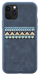 Funda Bohemian slim con ranura para tarjeta de crédito para Apple iPhone 11 Pro, azul persa