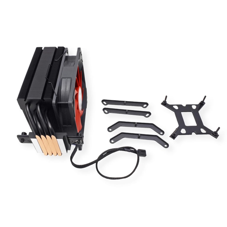 Xilence Performance A+ Series M704 Refroidisseur de processeur pour : LGA1156 AM2 AM2+ AM3 LGA1155 AM3+ LGA2011 FM1 FM2 LGA1150 FM2+ LGA1151 AM4 LGA2066 aluminium et cuivre ... - vue 3