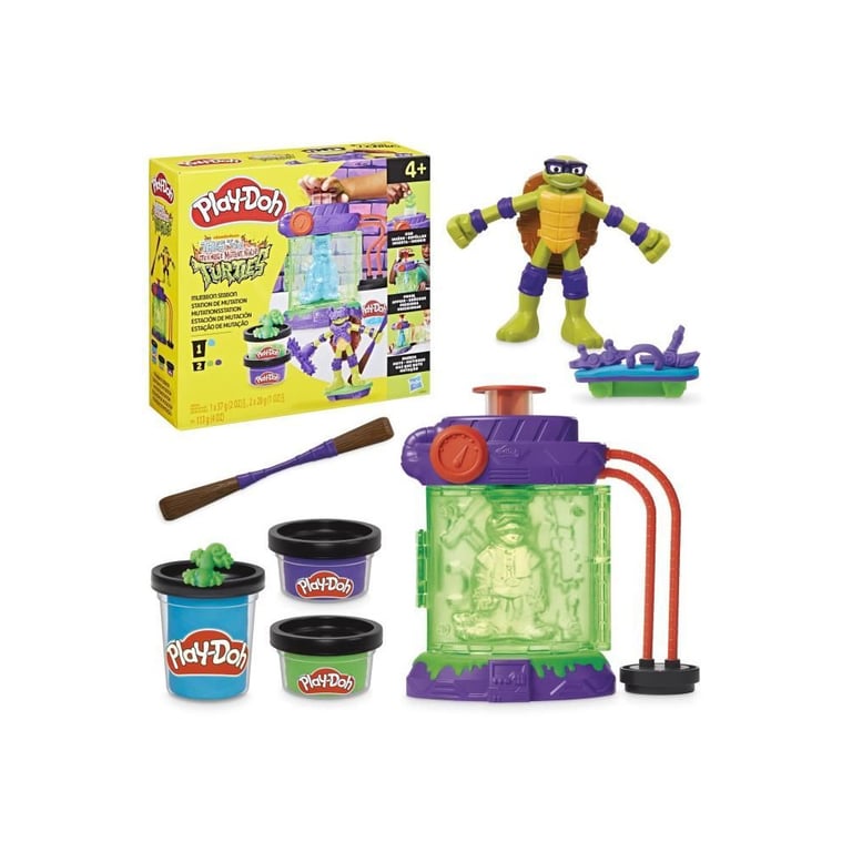 Play Doh Les Tortues Ninja Créations Cowabunga Coffret de pâte à Modeler - vue 10
