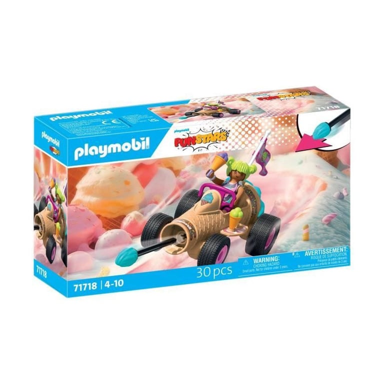 Playmobil 71718 Kart cornet de glace Funstars - vue 10