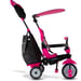 Tricycle Smartrike Vanilla Plus - Rose avec 4 configurations ajustables