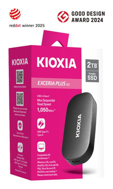Kioxia Exceria Plus G2 2 TB USB Type-C 3.2 Gen 2 (3.1 Gen 2) Negro