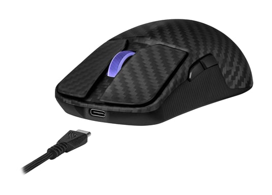 ASUS ROG Harpe Ace Extreme souris Jouer Droitier RF Wireless + Bluetooth + USB Type-A Optique 42000 DPI