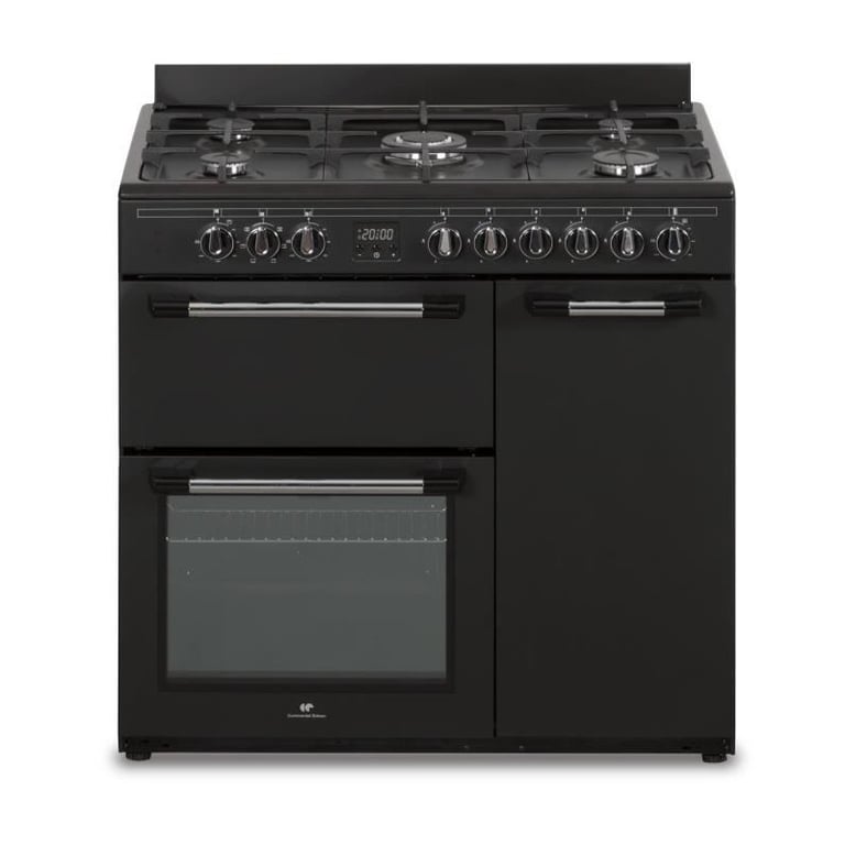 Cuisinière piano gaz 3 fours électriques CONTINENTAL EDISON CECP903FB 5 feux Largeur 90 cm - vue 9