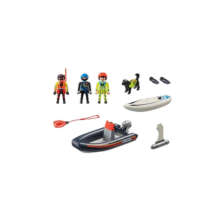 Playmobil City Action 70141 Vedette De Sauveteurs Et Planchiste - vue 3