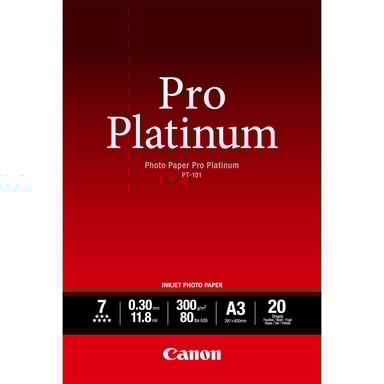 Carta fotografica Canon Platinum A3 PT-101 - 20 fogli