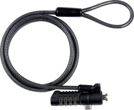 eSTUFF GLB220102 cable antirrobo Negro 1,8 m