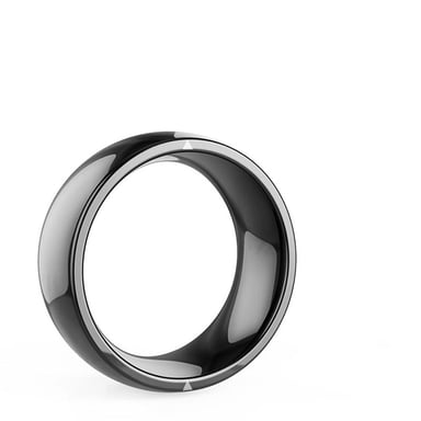 Bague Connectée NFC ID IC Smart Ring Bijou High Tech Android iOs Noir 63 mm YONIS