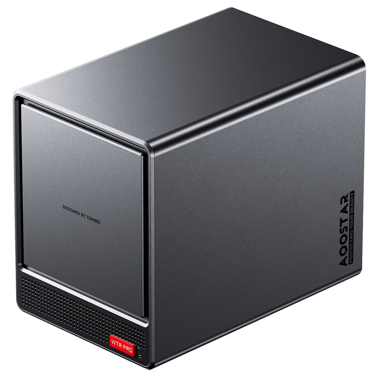 Aoostar WTR Pro NAS Mini PC Barebone (Sans RAM Sans SSD) AMD Ryzen 7 5825U 8 Noyaux Max 4.5GHz HDMI Plus DP Plus Type-C Triple Affichage 4K