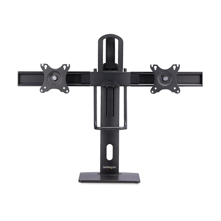 StarTech.com Support de Bureau pour Double Écrans de 27" Montage VESA 75x75100x100 Hauteur Réglable Sans Outil - vue 3