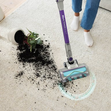 Shark IP1251EUT aspirateur balai et balai électrique Batterie Sec Sans sac 380 W Gris, Violet
