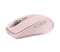 Logitech MX Anywhere 3S Ratón inalámbrico Bluetooth rosa