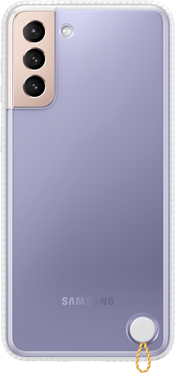 Coque Renforcée Clear Protective Contour Blanc pour Samsung G S21+ 5G Samsung
