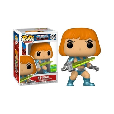 Funko Pop 65251 Masters Of The Universe Laser Power He Man Figura in Vinile Collezione