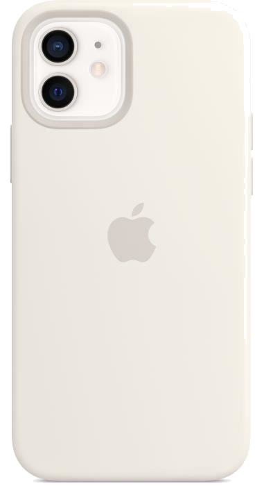 APPLE iPhone 12 | 12 Pro Coque en Silicone avec MagSafe - Blanc