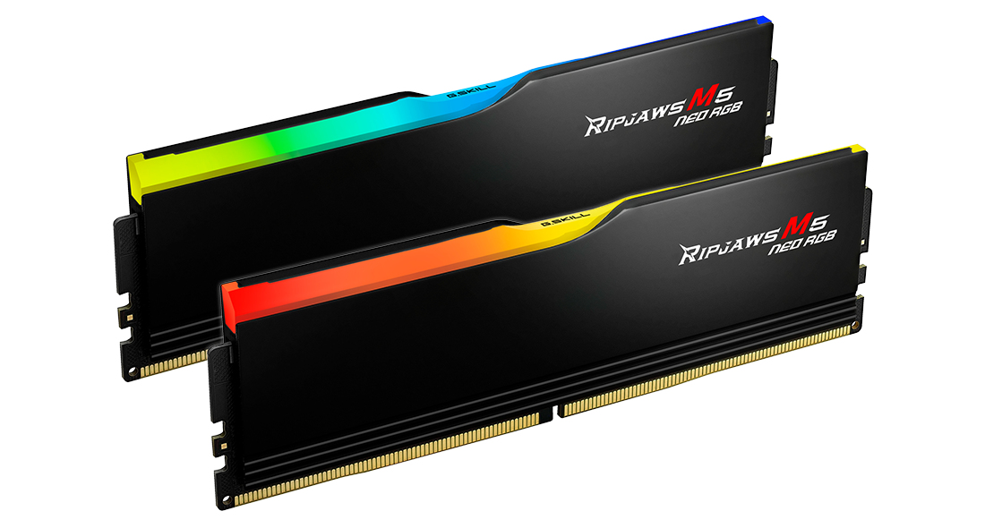 G.Skill Ripjaws M5 Neo RGB 2 x DDR5 6000 MHz CL30 - vue 7