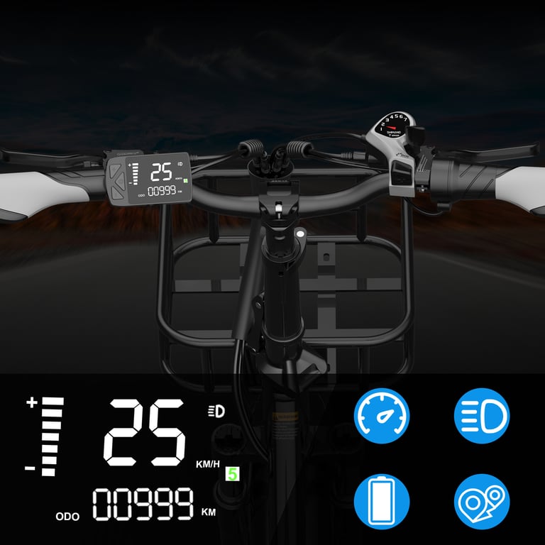 Vélo électrique pliant Cheevalry C20 Pro pneus larges de 20 pouces VTT électrique 48 V 20 Ah Neuf - vue 2