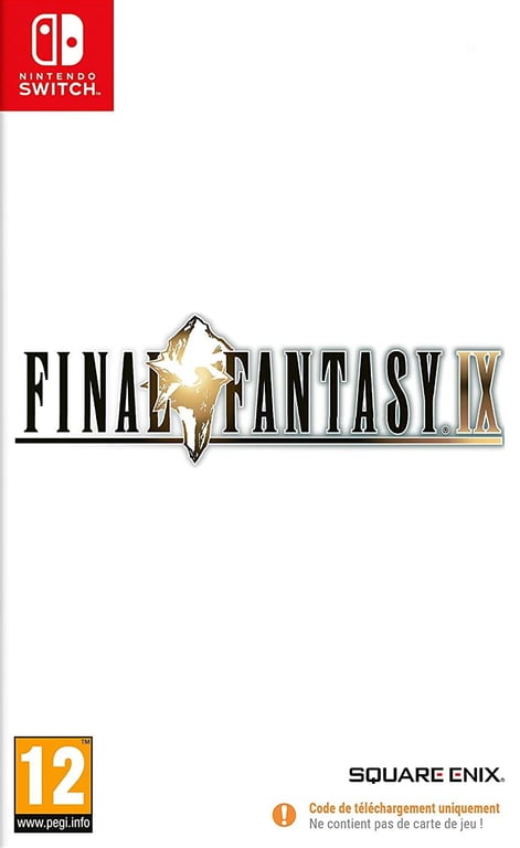 FINAL FANTASY IX CODE DANS UNE BOÎTE NINTENDO SWITCH - vue 3