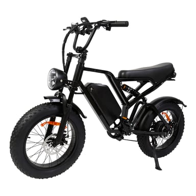 Bicicleta Eléctrica JKING FXH-009 con Batería de 48V y 15.6Ah, Motor de 500W y Neumáticos de 20 pulgadas
