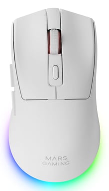 Mars Gaming MM-T3W ratón Juego mano derecha RF Wireless + Bluetooth + USB Type-C Óptico 14400 DPI