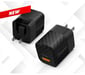 Caricabatterie Power Delivery - 20W - UE/UK/USA - Cavo USB-C incluso