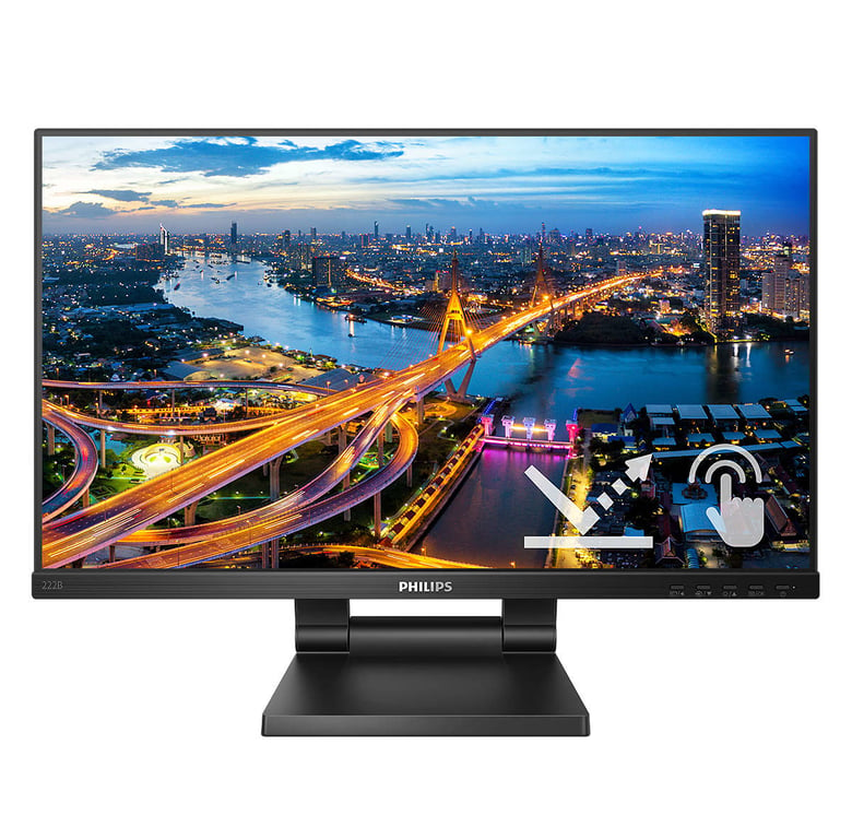 Philips B Line 222B1TC/00 écran plat de PC 54,6 cm (21.5 ) 1920 x 1080 pixels Full HD LED Écran tactile Noir - Neuf