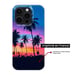 Funda de silicona - Compatible con Apple iPhone 17 Pro - diseño palmiers colores