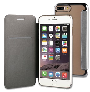 Folio Bling Argent: Apple Iphone 6+/6S+/7+/8+