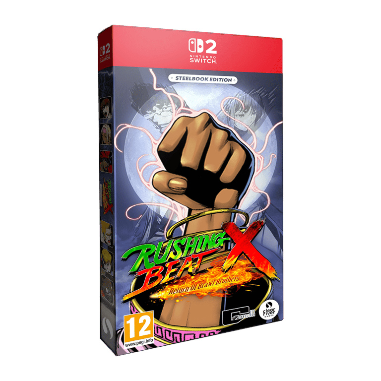 RUSHING BEAT X: Return of the Brawl Brothers Steelbook Edition Switch 2