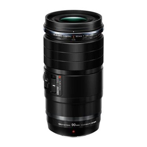 Objectif hybride OM System .Zuiko Digital ED 90mm f3 5 Macro x2 IS PRO - vue 3