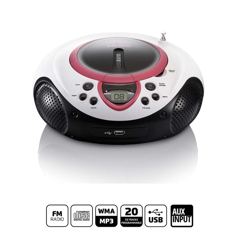 Radio FM / CD / USB Modèle SCD 386 Portable avec Écran LCD Neuf - vue 2