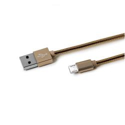 CELLY  - C&acirc;ble USB - Micro-USB de type B (M) pour USB (M) - USB 2.0 - 2.4 A - or