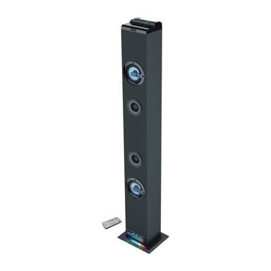 Tour de son Inovalley HP58BTH Bluetooth 60W Noir avec lumières, FM, AUX-IN et télécommande