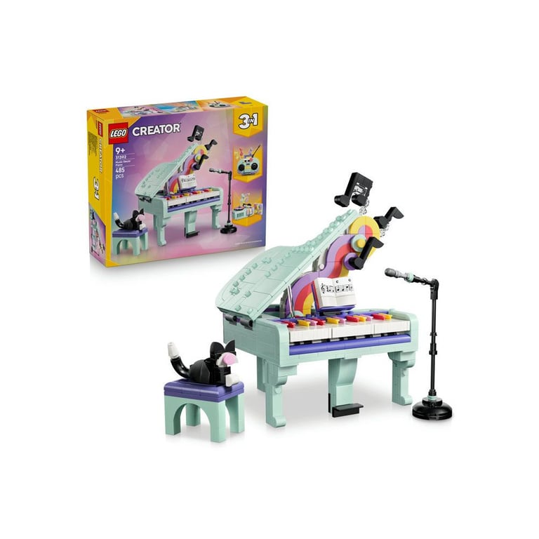 LEGO® Creator 31392 Décoration musicale : piano et chat - vue 4