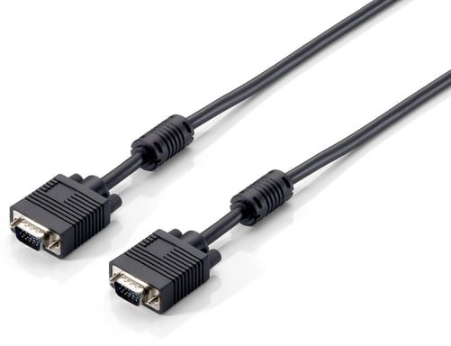 Equip 118814 câble VGA 10 m VGA (D-Sub) Noir - Neuf