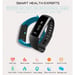 Bracelet Connecté iOs Androis Smartwatch Bluetooth Cardio Podomètre Appel Violet YONIS
