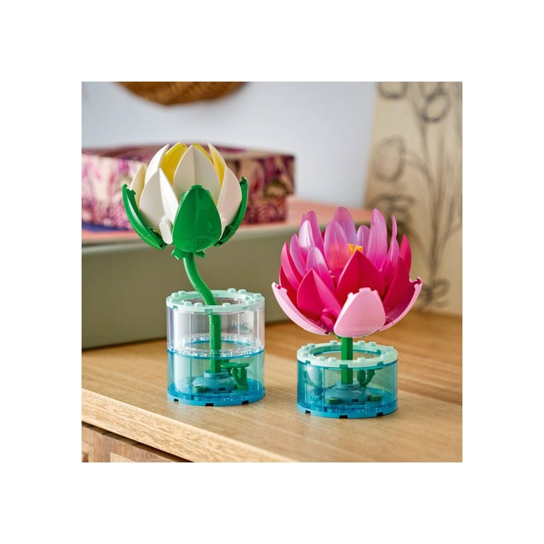 LEGO Botanicals 11511 Les Nénuphars Ensemble de Construction 259 pièces Fleurs aquatiques Blanc et Rose - Neuf