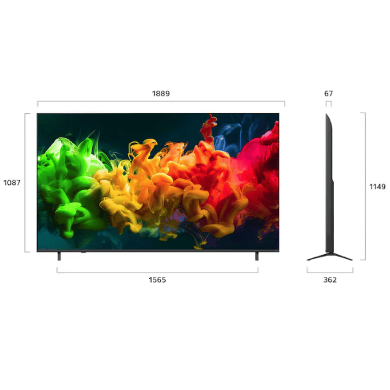 LG Mini-LED QNED81 2026 Noir - vue 6
