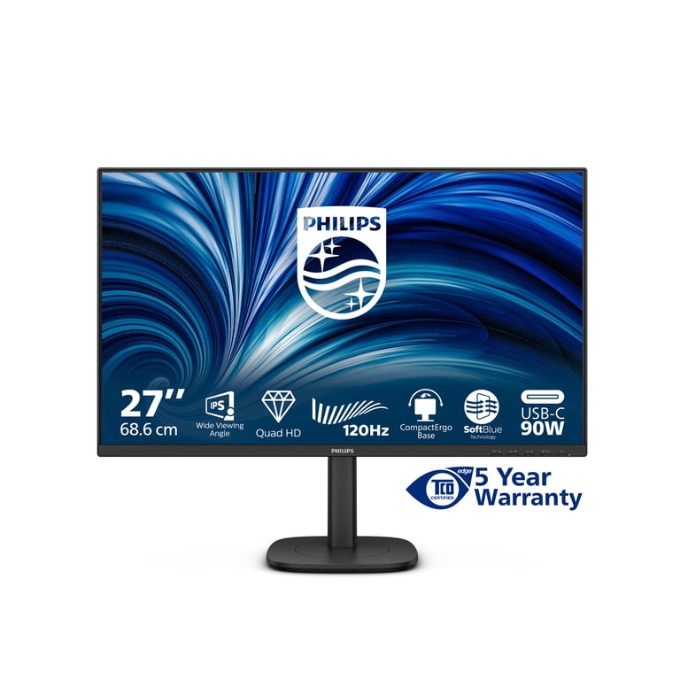 Philips 3000 series 27B2U360100 écran plat de PC 68 6 cm 27 2560 x 1440 pixels Quad HD LCD Neuf