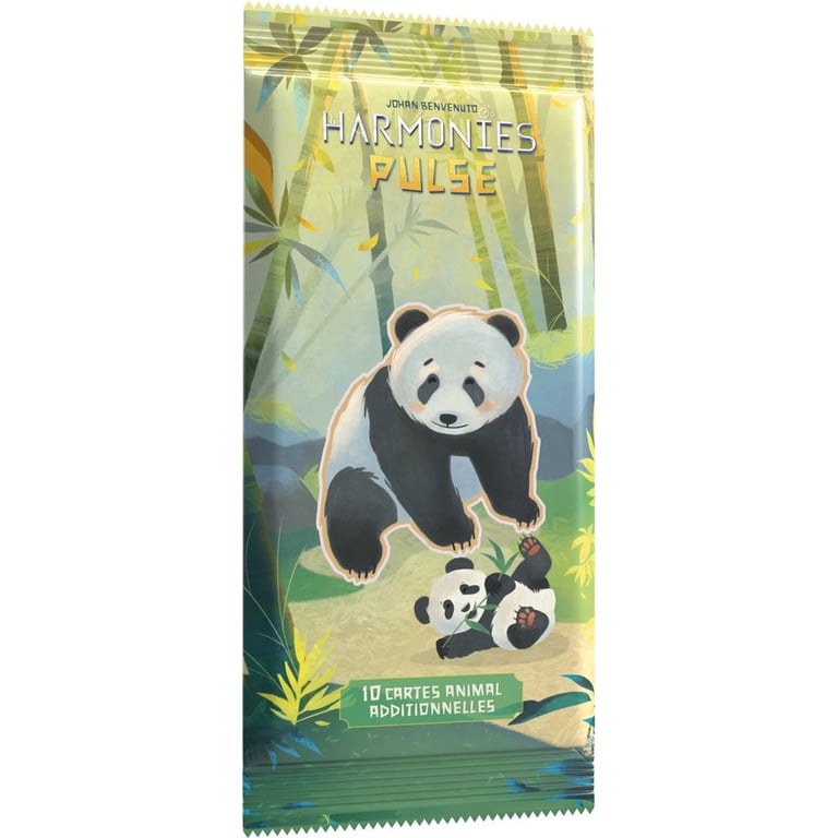 Asmodee Extension jeu de société Harmonies Pulse Booster avec 10 cartes Animaux Multicolore