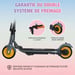 Scooter eléctrico para niños - RCB - Tres velocidades - Doble freno - Super Yellow Gift