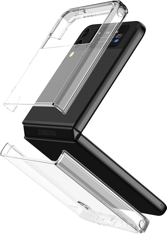 Double Coque Renforcée Samsung G Z Flip 4 DUO Garantie à vie